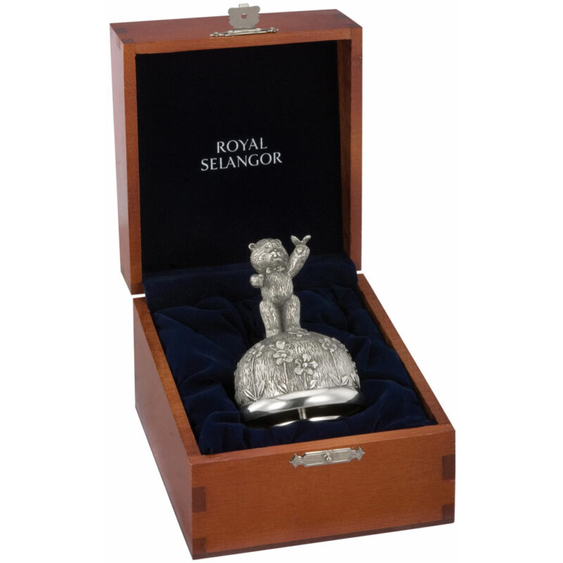 Royal Selangor Teddy Bears “Catching butterflies” spilledåse i boks