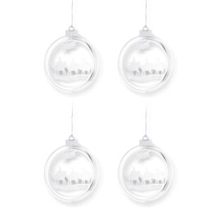 Julepynt - Juleoppheng med De tre vise menn 4-pk