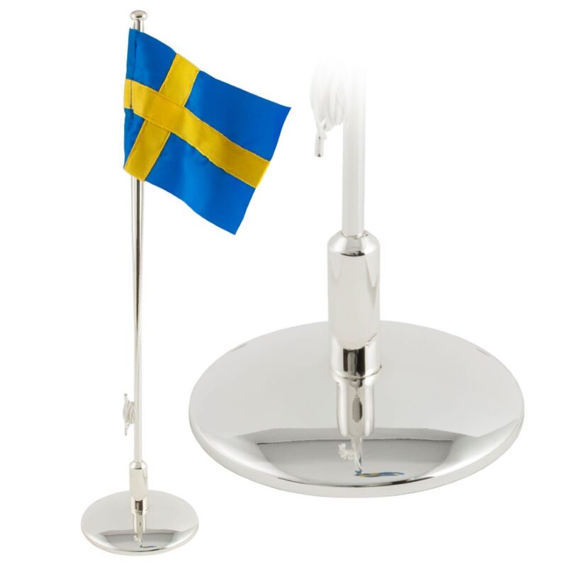Haugrud Flaggstang m/svenskflagg H:33cm - Bilde 2